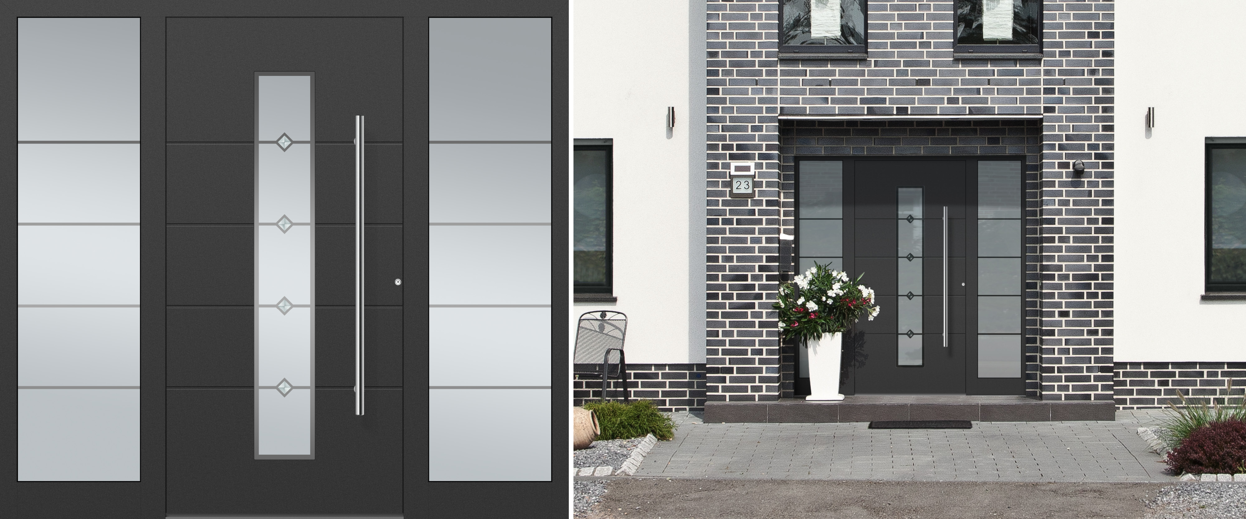 KOMPOtherm® E-149 L  Haustür