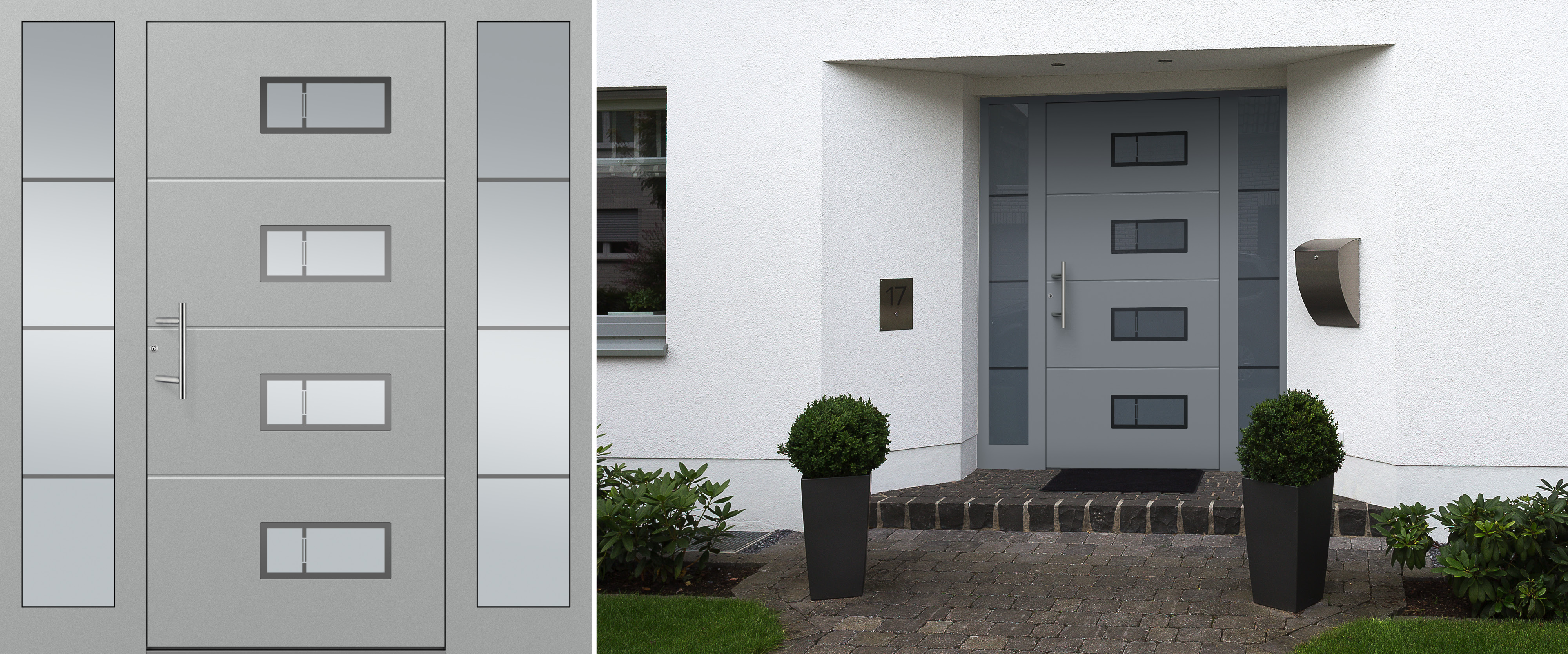 KOMPOtherm® E-250 L  Haustür